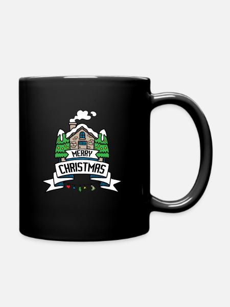 Idée cadeau joyeux noël - Mug uni - noir