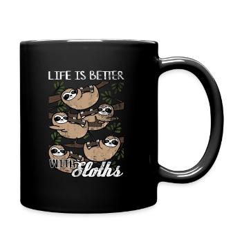 indolence - Mug uni - noir - Droite