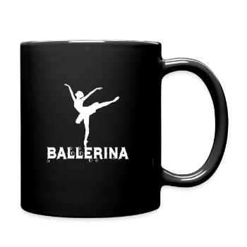 Danseuse ballerine - Mug uni - noir - Droite