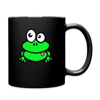 grenouille - Mug uni - noir - Droite