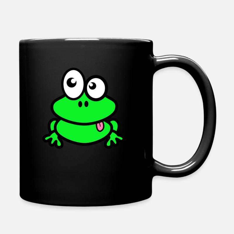 Frosch - Tasse einfarbig - Schwarz