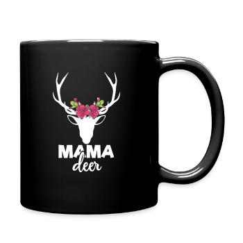 Maman Chevret T-shirt Chevreuil cadeau cerf - Mug uni - noir - Droite