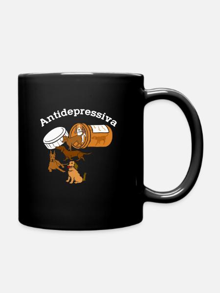 Antidépresseurs chiens - Mug uni - noir