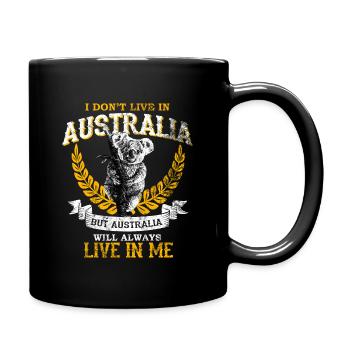 Australia - Full Colour Mug - black - Right