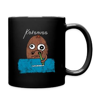 marijuana drogues mot de coco blague cadeau - Mug uni - noir - Droite