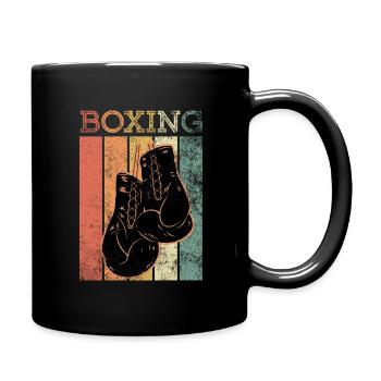 boxing boxing boxing boxing gift fight - Full Colour Mug - black - Right