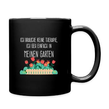 Thérapie d'allotissement de fleurs de cadeau de jardin Rase - Mug uni - noir - Droite