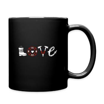 fire Department - Full Colour Mug - black - Right