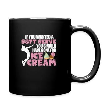 Volley volleyball beach volley serve gift - Full Colour Mug - black - Right