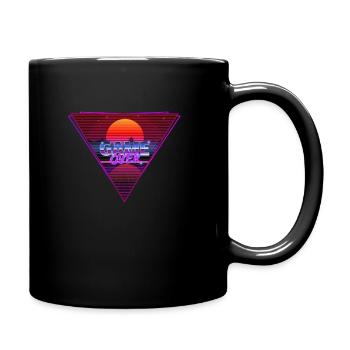 Retro Game Over Gaming Geschenk - Tasse einfarbig - Schwarz - Rechts
