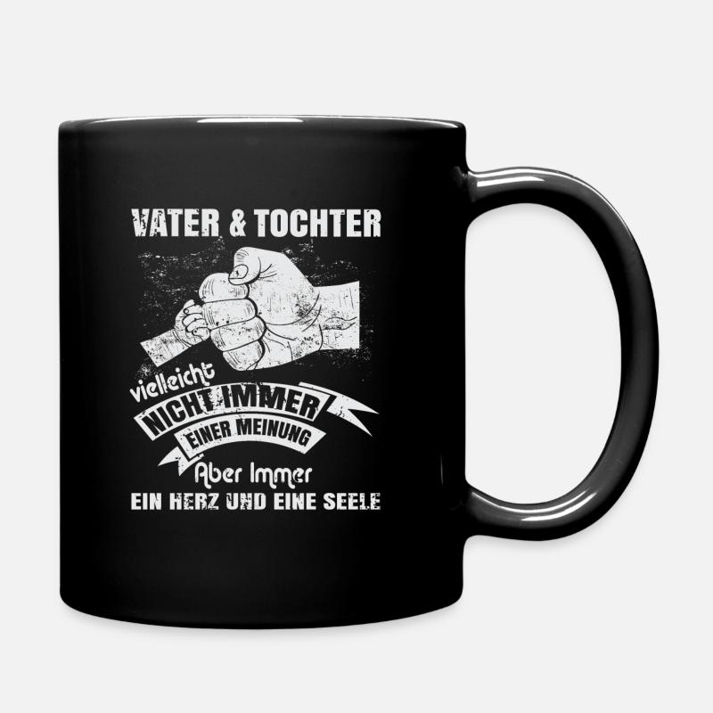 Papa et sa fille peut-être pas toujours un moi - Mug uni - noir