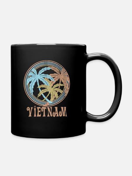 Vietnam - Tasse einfarbig - Schwarz