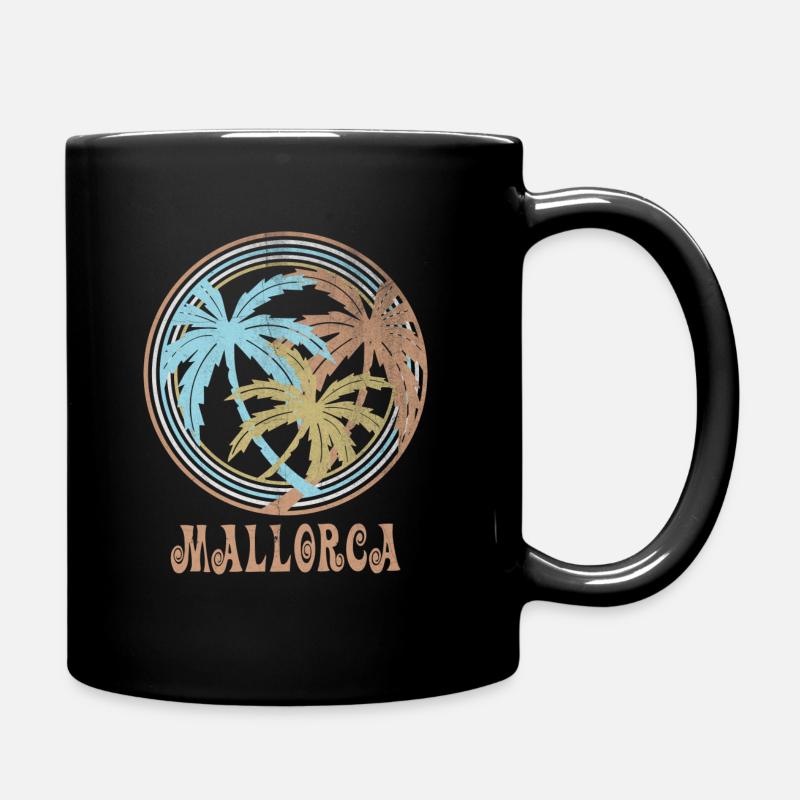 Mallorca - Tasse einfarbig - Schwarz