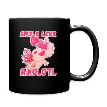Axolotl Tail Lynx Lurch Amphibian Pet - Full Colour Mug - black - Right