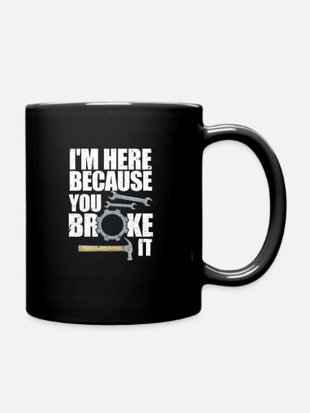 Mechaniker - Tasse einfarbig - Schwarz