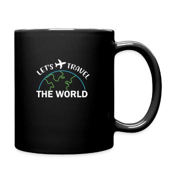Voyage Voyage Le Monde - Mug uni - noir - Droite