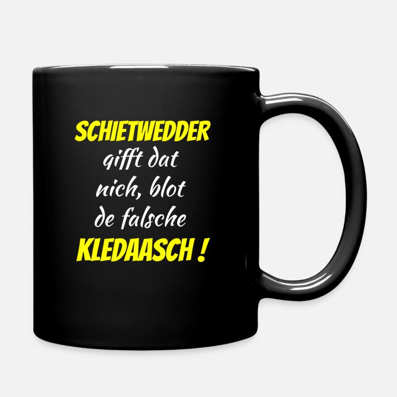 schietwetter - Mug uni - noir