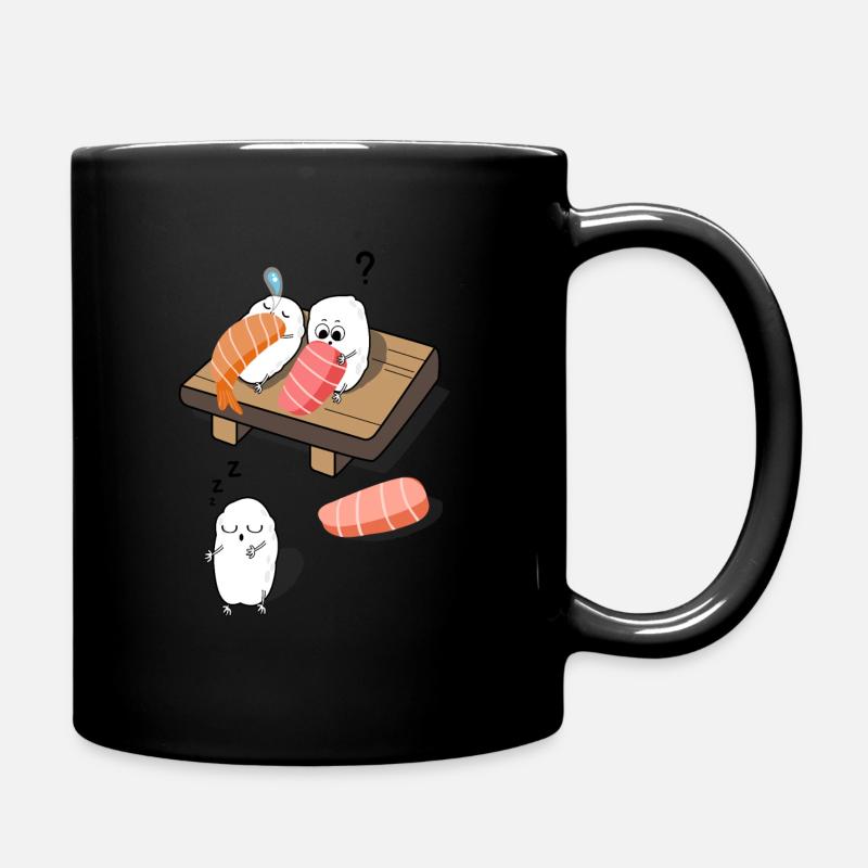 suschi - Tasse einfarbig - Schwarz