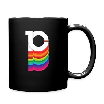 10 years "birthday" - Full Colour Mug - black - Right