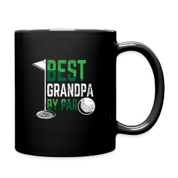golf papy - Mug uni - noir - Droite