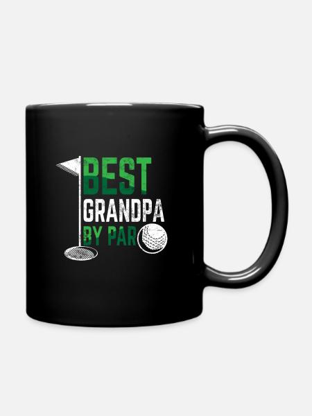 golf papy - Mug uni - noir