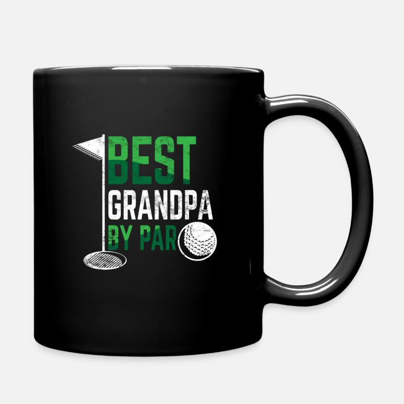 golf papy - Mug uni - noir