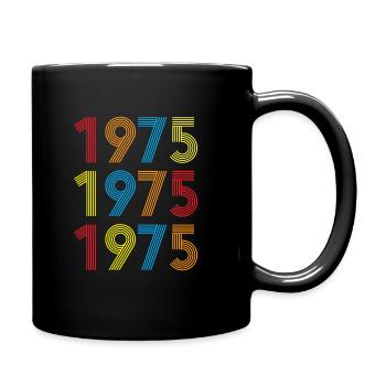 Cadeau d'anniversaire 1975 - Mug uni - noir - Droite