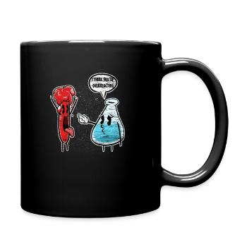 Chemie - Tasse einfarbig - Schwarz - Rechts
