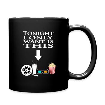 Cinema Movies Film Night Passion - Full Colour Mug - black - Right