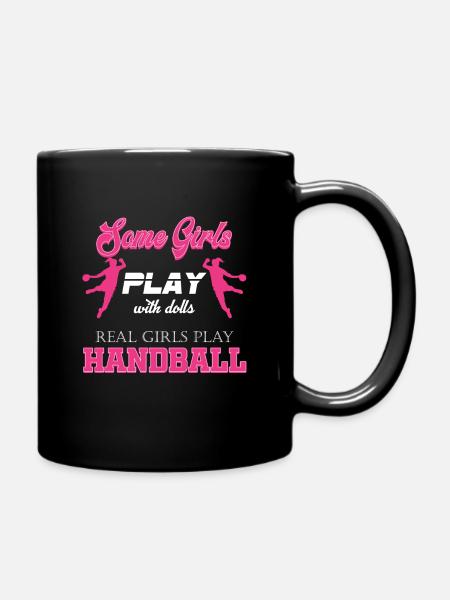 handball - Mug uni - noir