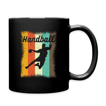 Handball coach sport - Full Colour Mug - black - Right