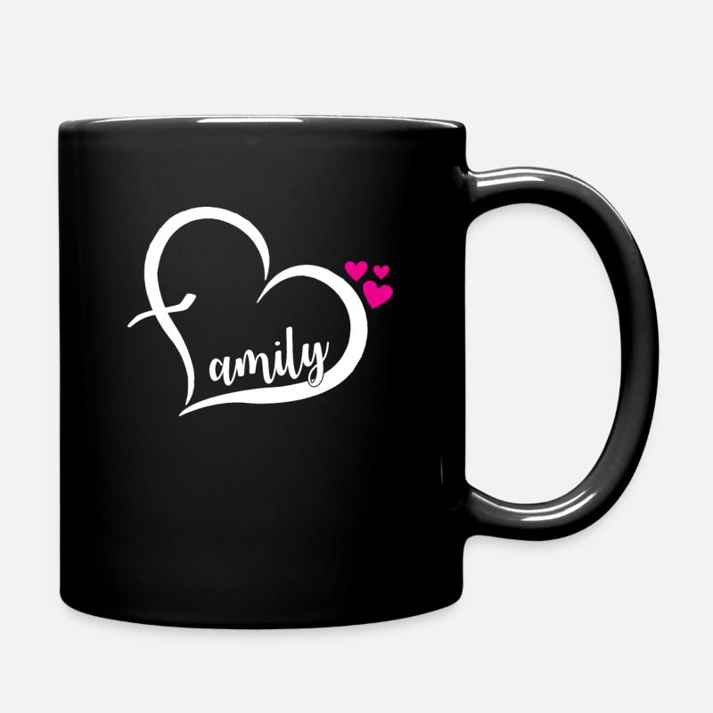 Cadeau de cohésion famille amour - Mug uni - noir