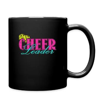 Ich bin Cheerleader - Tasse einfarbig - Schwarz - Rechts