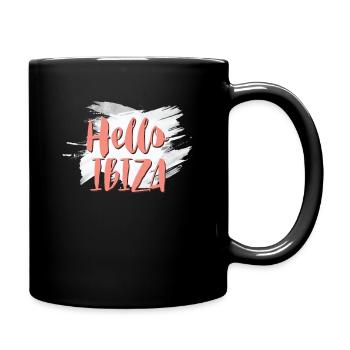 Hello Ibiza - Full Colour Mug - black - Right