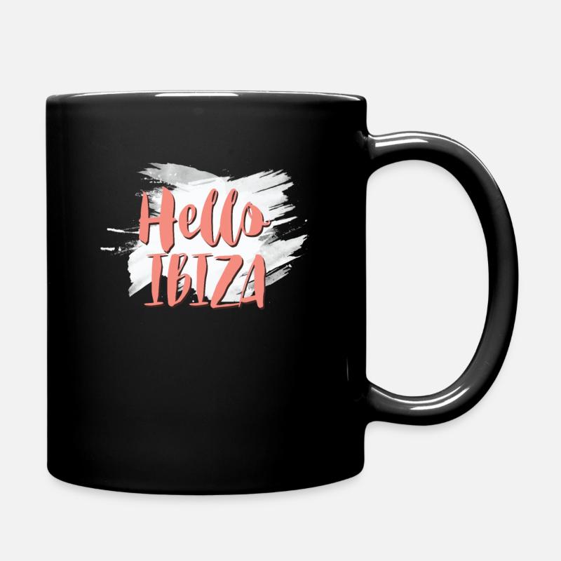 Hello Ibiza - Full Colour Mug - black