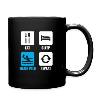 water polo - Full Colour Mug - black - Right