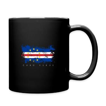 Cabo Cape Verde Africa Praia Island Flag Flag - Full Colour Mug - black - Right