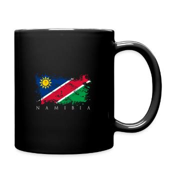 Namibia Africa Flag Flag People State Pride Country - Full Colour Mug - black - Right