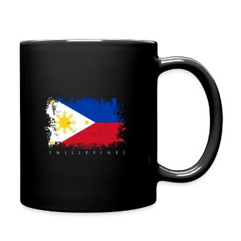Philippines Drapeau Asie Drapeau Nationalité État - Mug uni - noir - Droite