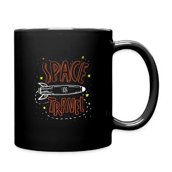 Space Travel - Full Colour Mug - black - Right