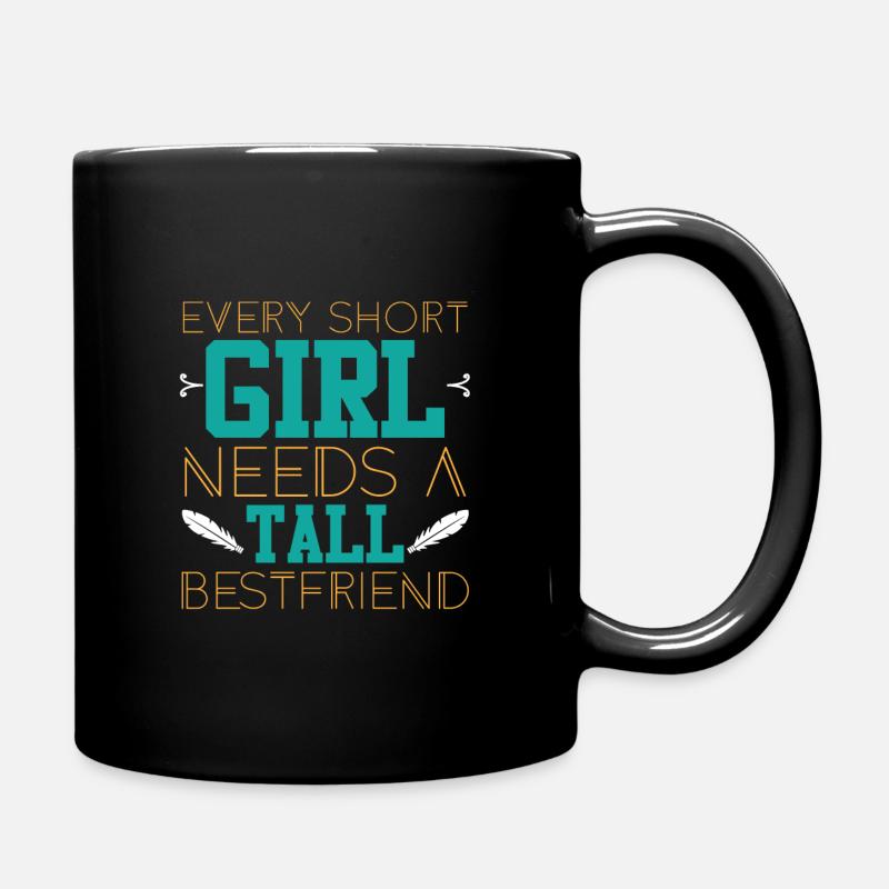 small and big - Full Colour Mug - black