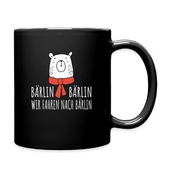 BÄRLIN | We drive to Berlin | Capital Bear - Full Colour Mug - black - Right