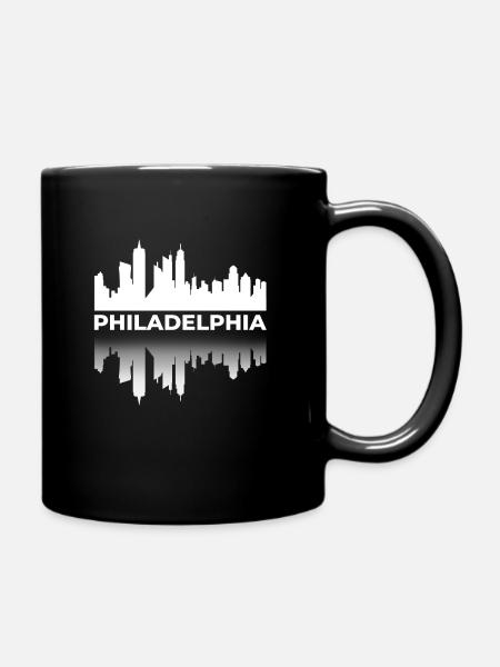 Philadelphia Pennsylvania Amerika Großstadt Kino - Tasse einfarbig - Schwarz