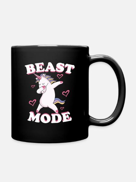 Biest Modus - Tasse einfarbig - Schwarz