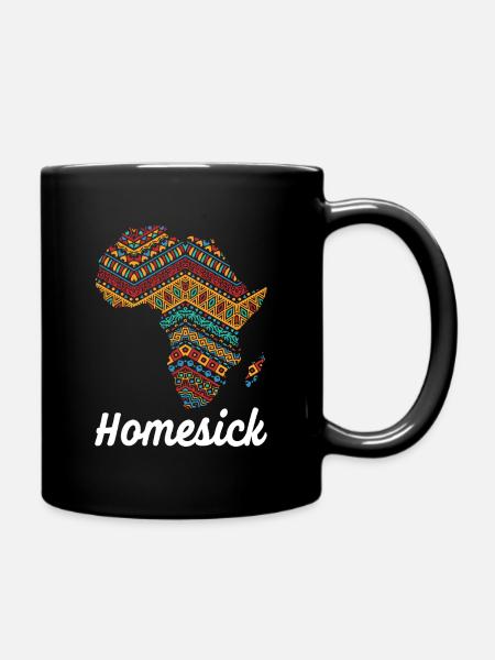 Afrika Heimweh - Tasse einfarbig - Schwarz