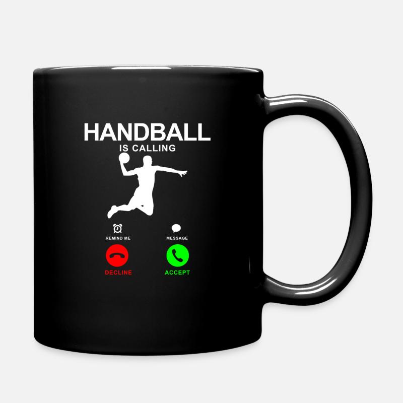 Handball - Tasse einfarbig - Schwarz