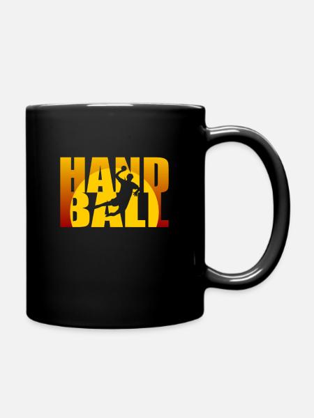 Handball Handball Jouer Drôle Cadeau Drôle - Mug uni - noir