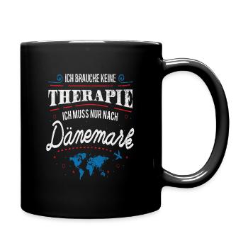 Denmark - Full Colour Mug - black - Right