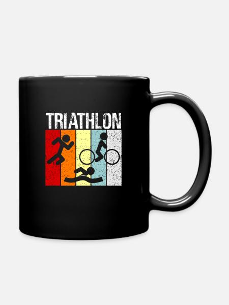 Triathlon - Mug uni - noir