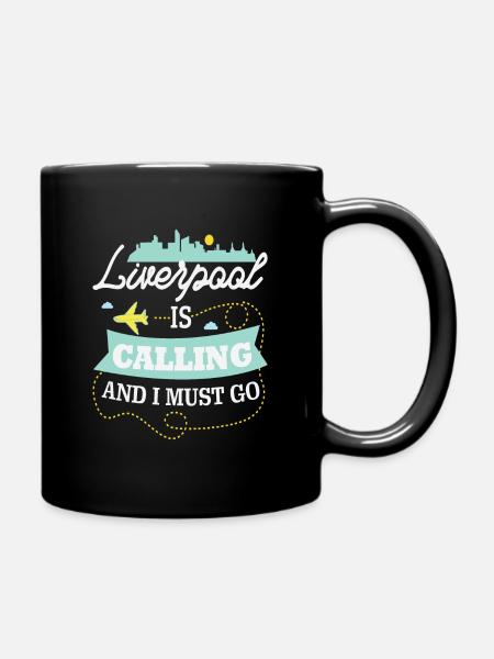 Liverpool - Full Colour Mug - black